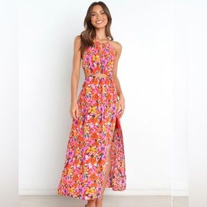 Multi colored floral Petal & Pup in great condition!